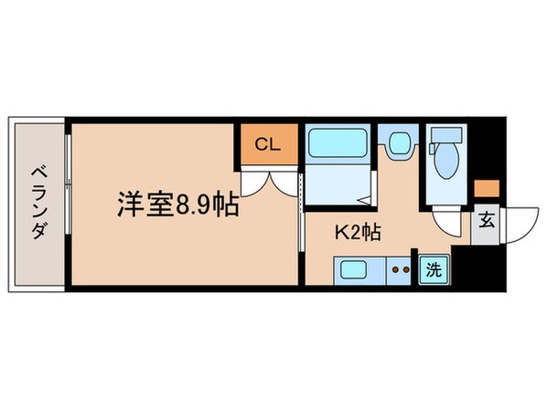 ラグゼナ梅小路京都西の物件間取画像